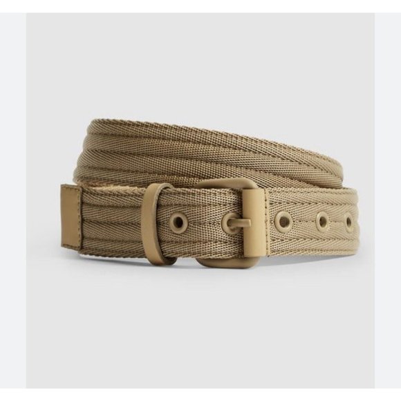 Reiss Accessories Reiss Mens Lennox bing Belt Biscuit Brown Tan